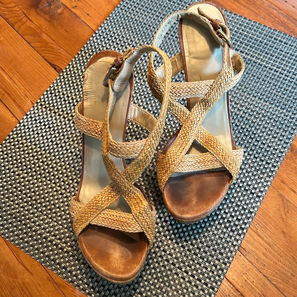 Stuart Weitzman 5 inch Strappy Heels